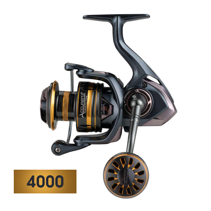 Accuretta 4000 Spinning Reel – Medium Duty, Saltwater Ready – Micks Fishing Tackle